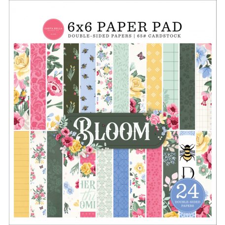 Carta Bella Bloom Scrapbook papírkészlet 6" (15 cm) Paper Pack (24 lap)