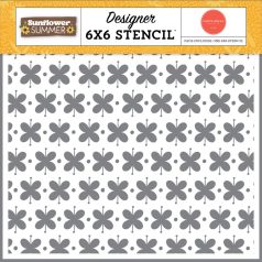   Carta Bella Sunflower Summer Bloom And Grow Stencil 6" (15 cm) Designer Stencil (1 db)