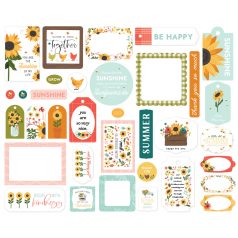   Carta Bella Sunflower Summer Kivágatok Frames & Tags (1 csomag)