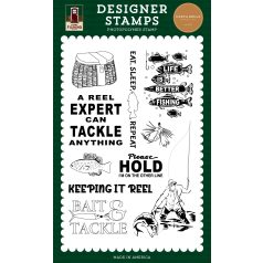   Carta Bella Gone Fishing Keeping It Reel Szilikonbélyegző Clear Stamps (1 db)