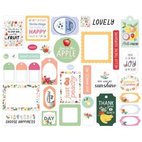 Carta Bella Fruit Stand Kivágatok Frames & Tags (1 csomag)