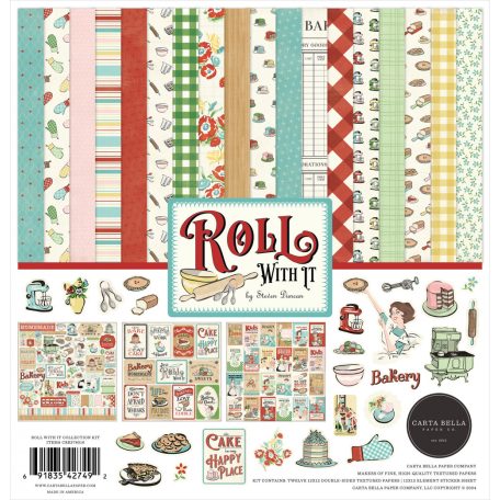 Carta Bella Roll With It Scrapbook papírkészlet 12" (30 cm) Collection Kit (1 csomag)