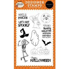   Carta Bella Halloween Fun Spooky Scary Szilikonbélyegző Clear Stamps (1 db)