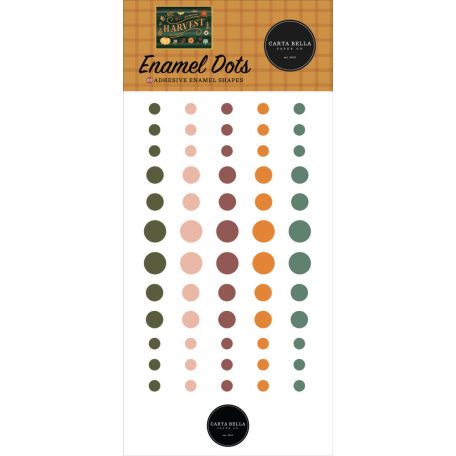 Carta Bella Harvest Díszítőelem Enamel Dots (1 csomag)