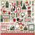 Carta Bella A Vintage Christmas Matrica 12" (30 cm) Cardstock Stickers (1 ív)