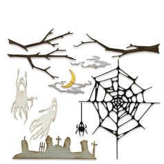   Sizzix Vault Fright Night Vágósablon Tim Holtz Thinlits Die Set  (1 csomag)