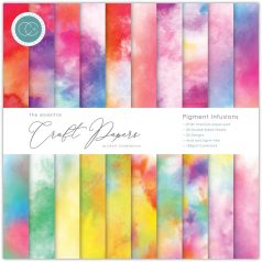   Craft Consortium Pigment Infusions Scrapbook papírkészlet Essential Craft Papers 8" (20 cm) 30 lap