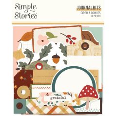   Simple Stories Cider & Donuts Kivágatok Journal Bits & Pieces 1 csomag