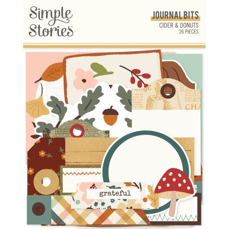 Simple Stories Cider & Donuts Kivágatok Journal Bits & Pieces 1 csomag