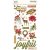 Simple Stories Simple Vintage Yuletide Chipboard matrica Chipboard Stickers  1 ív