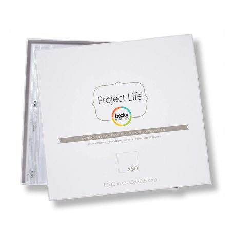 American Crafts Album lapvédő12" (30 cm) Project Life Page Protectors (60 db)