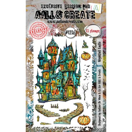 AALL & CREATE Nightfall Castle Szilikonbélyegző Stamp Set A6 1 db