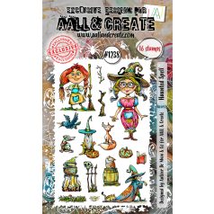   AALL & CREATE Haunted Spell Szilikonbélyegző Stamp Set A6 1 db