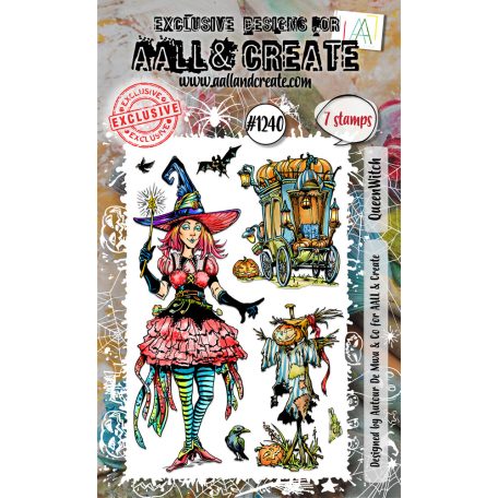 AALL & CREATE QueenWitch Szilikonbélyegző Stamp Set A6 1 db