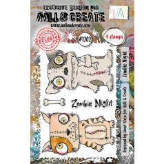   AALL & CREATE Zombie Night Szilikonbélyegző Stamp Set A7 1 db