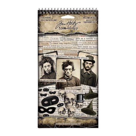 Tim Holtz Díszítőelem Sticker Book Idea-ology Tim Holtz Halloween (1 csomag)