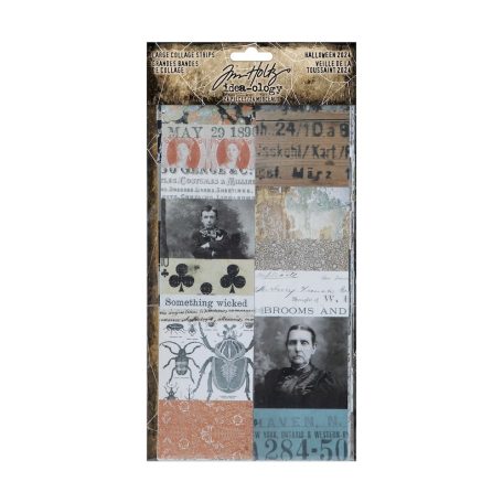 Tim Holtz Díszítőelem Collage Strips Large Idea-ology Tim Holtz Halloween (1 csomag)