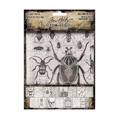 Tim Holtz Díszítőelem Collage Paper Idea-ology Tim Holtz Halloween (1 csomag)