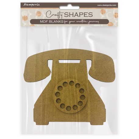 Stamperia Telephone MDF alap Crafty Shapes MDF BLANKS (1 db)