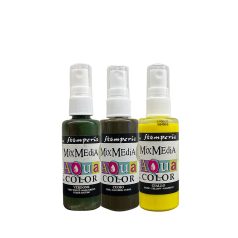   Stamperia Golden Harmony Festék spray Aquacolor Paint Kit (3 db)