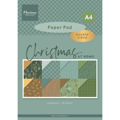   Marianne Design Christmas at home PapírkészletA4 Pretty Papers Bloc (16 ív)