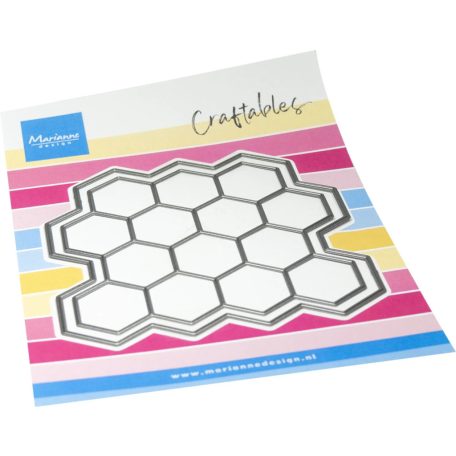 Marianne Design Pixel Hexagon Vágósablon  Craftable (1 csomag)