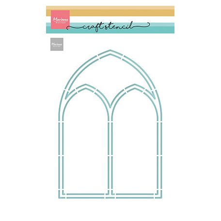 Marianne Design Church Window Stencil  Craft Stencils (1 db)