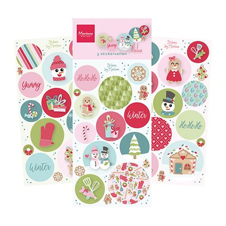 Marianne Design Christmas Bakery by Marleen Matrica készlet  Stickers (1 csomag)