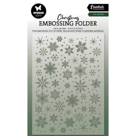 Studio Light Ice crystals Domborító mappa Embossing Folder (1 db)