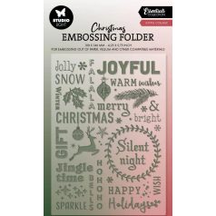   Studio Light Joyful collage Domborító mappa Embossing Folder (1 db)