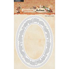   Studio Light Oval leaf wreath Everlasting Autumn Vágósablon Cutting Die (1 csomag)