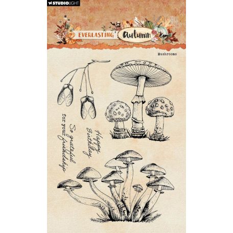 Studio Light Mushrooms Everlasting Autumn Szilikonbélyegző Clear Stamps (1 csomag)