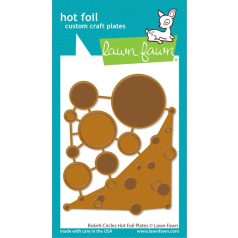 Lawn Fawn Bokeh Circles Klisé LF3532 Hot Foil Plate (1 db)