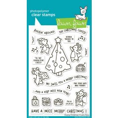   Lawn Fawn Cheesy Christmas Szilikonbélyegző LF3500 Clear Stamps (1 csomag)