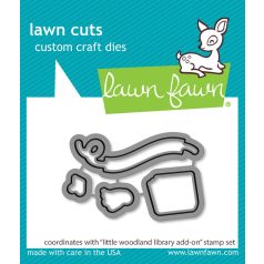   Lawn Fawn Little Woodland Library Add-On Vágósablon LF3489 Lawn Cuts (1 csomag)