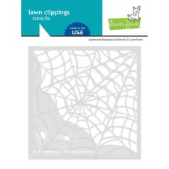   Lawn Fawn Spiderweb Background Stencil LF3545 Lawn Clippings Stencils (1 csomag)