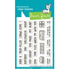   Lawn Fawn Sweet Spiders Add-On Szilikonbélyegző LF3494 Clear Stamps (1 csomag)