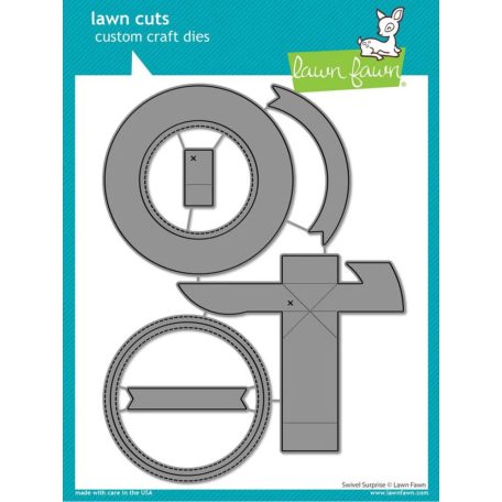 Lawn Fawn Swivel Surprise Vágósablon LF3517 Lawn Cuts (1 csomag)