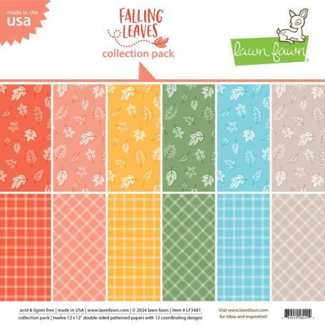 Lawn Fawn Falling Leaves Papírkészlet 12" (30 cm) Lawn Fawn collection pack (1 csomag)