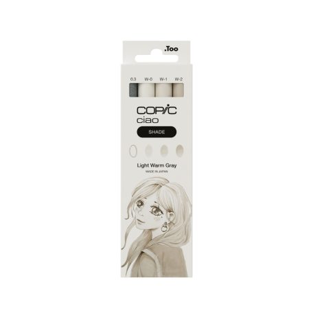 Copic Light Warm Gray grafikai filctoll készlet  Copic Ciao "SHADE" Set (4 db)