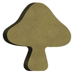   AladinE MDF dekoráció 6x6cm - 16mm Gomba Wood decoration (1 db)