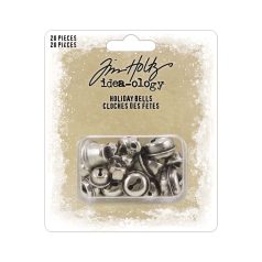   Tim Holtz Fém díszítőelem - Csengettyű Holiday Bells Idea-ology Tim Holtz Christmas (20 db)