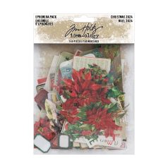   Tim Holtz Díszítőelem / Kivágatok Ephemera Pack Idea-ology Tim Holtz Christmas (1 csomag)