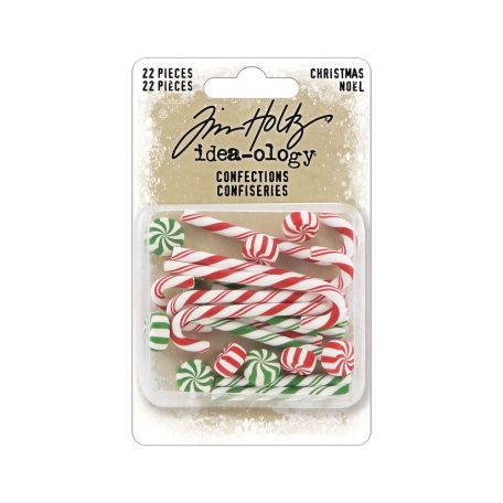 Tim Holtz Díszítőelem - Cukorkák Confections Idea-ology Tim Holtz Christmas (1 csomag)