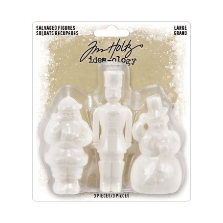 Tim Holtz Díszítőelem Salvaged Figures Large Idea-ology Tim Holtz Christmas (3 db)