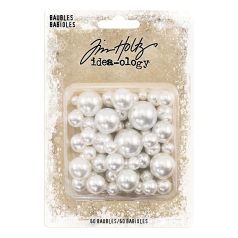   Tim Holtz Díszítőelem Baubles Idea-ology Tim Holtz Christmas (60 db)