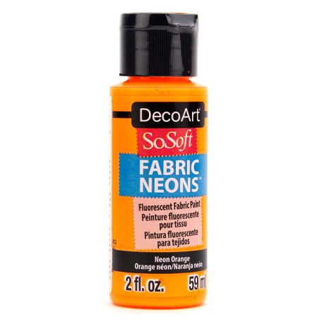 DecoArt Neon Textilfesték 59 ml Orange SoSoft Fabric Neon (1 db)