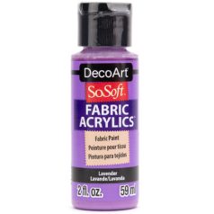   DecoArt Textilfesték 59 ml Lavender SoSoft Fabric Acrylics (1 db)