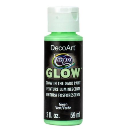 DecoArt Sötétben világító Textilfesték 59 ml Green SoSoft Fabric Glow (1 db)