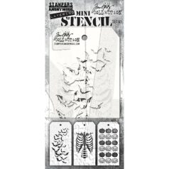   Stampers Anonymous Set #61 Stencil Layering Mini Stencil (3 db)